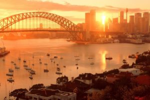 sun, Sydney, Australia, Sydney, Harbour, Bridge