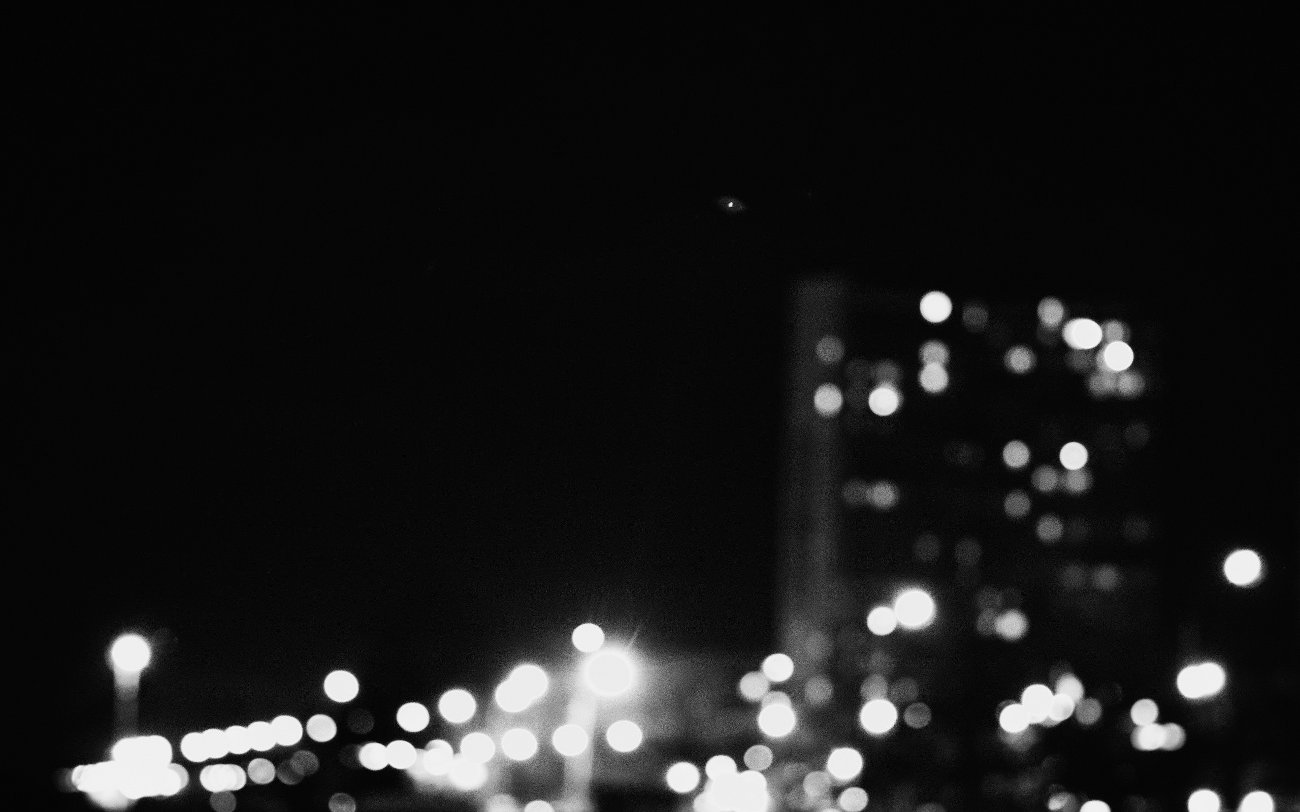 cityscapes, Night, Town, Blurred Wallpaper