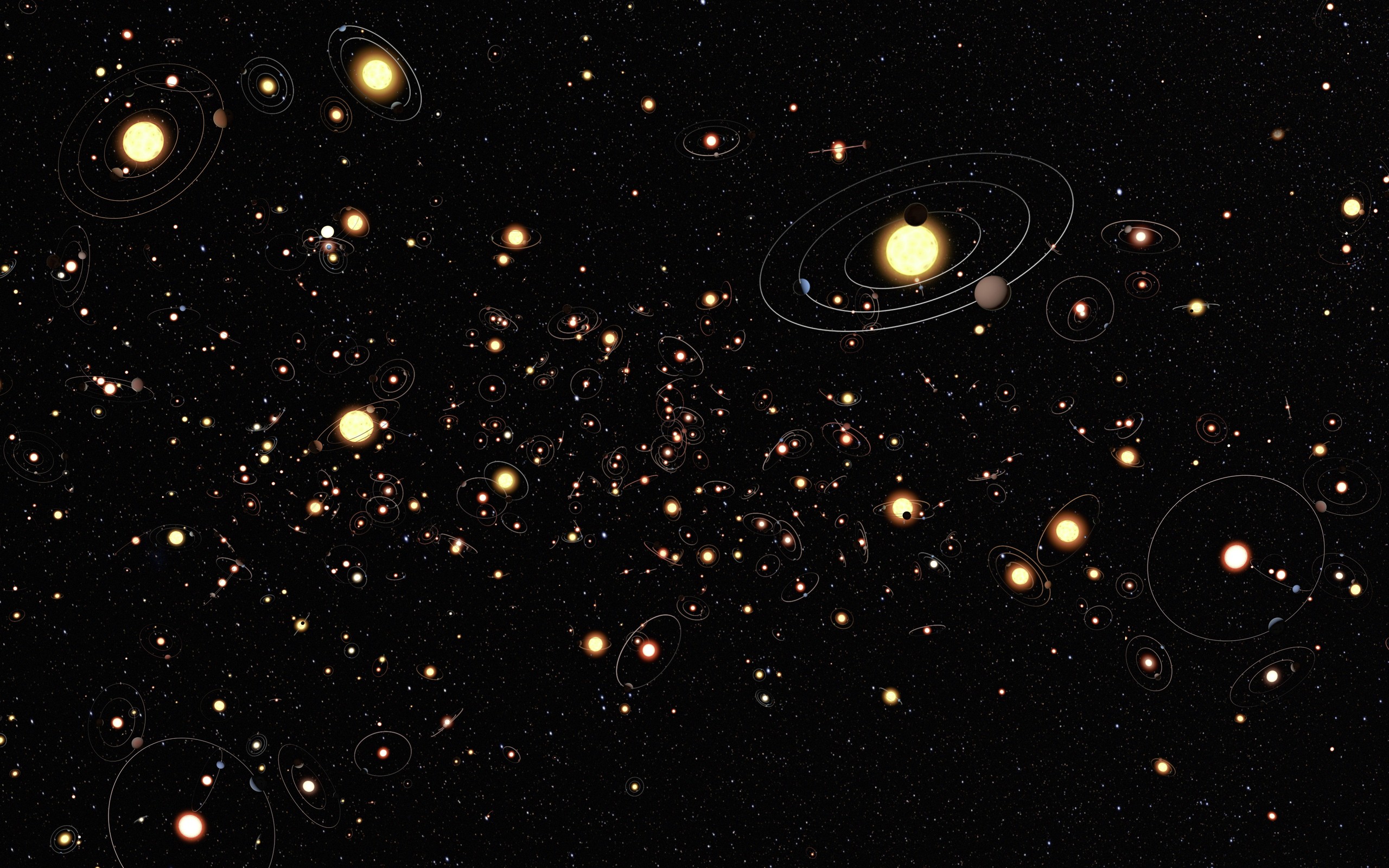 sun, Outer, Space, Galaxies Wallpaper