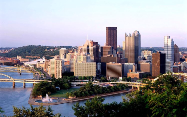 cityscapes, Bridges, Buildings, Pittsburgh HD Wallpaper Desktop Background