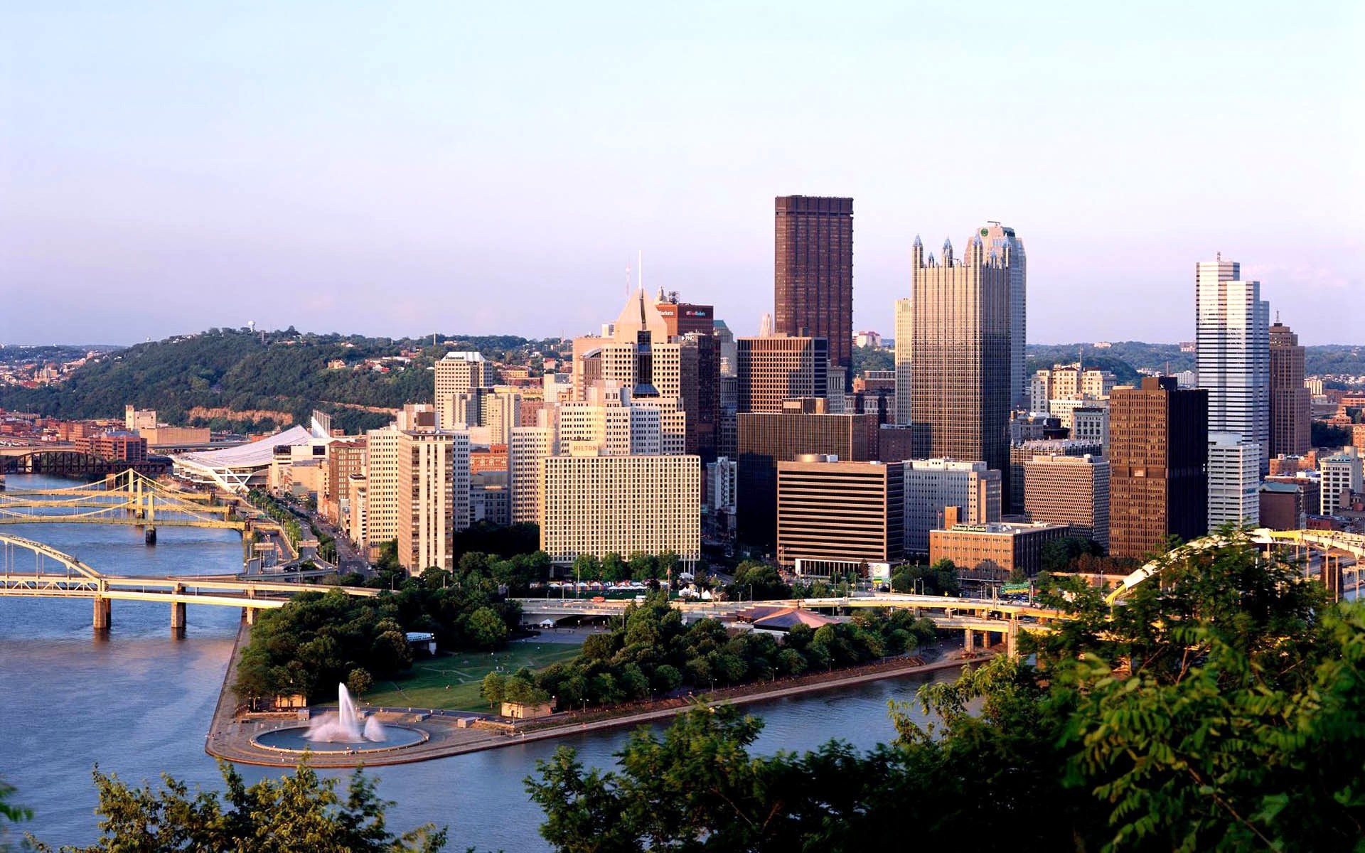cityscapes, Bridges, Buildings, Pittsburgh Wallpaper