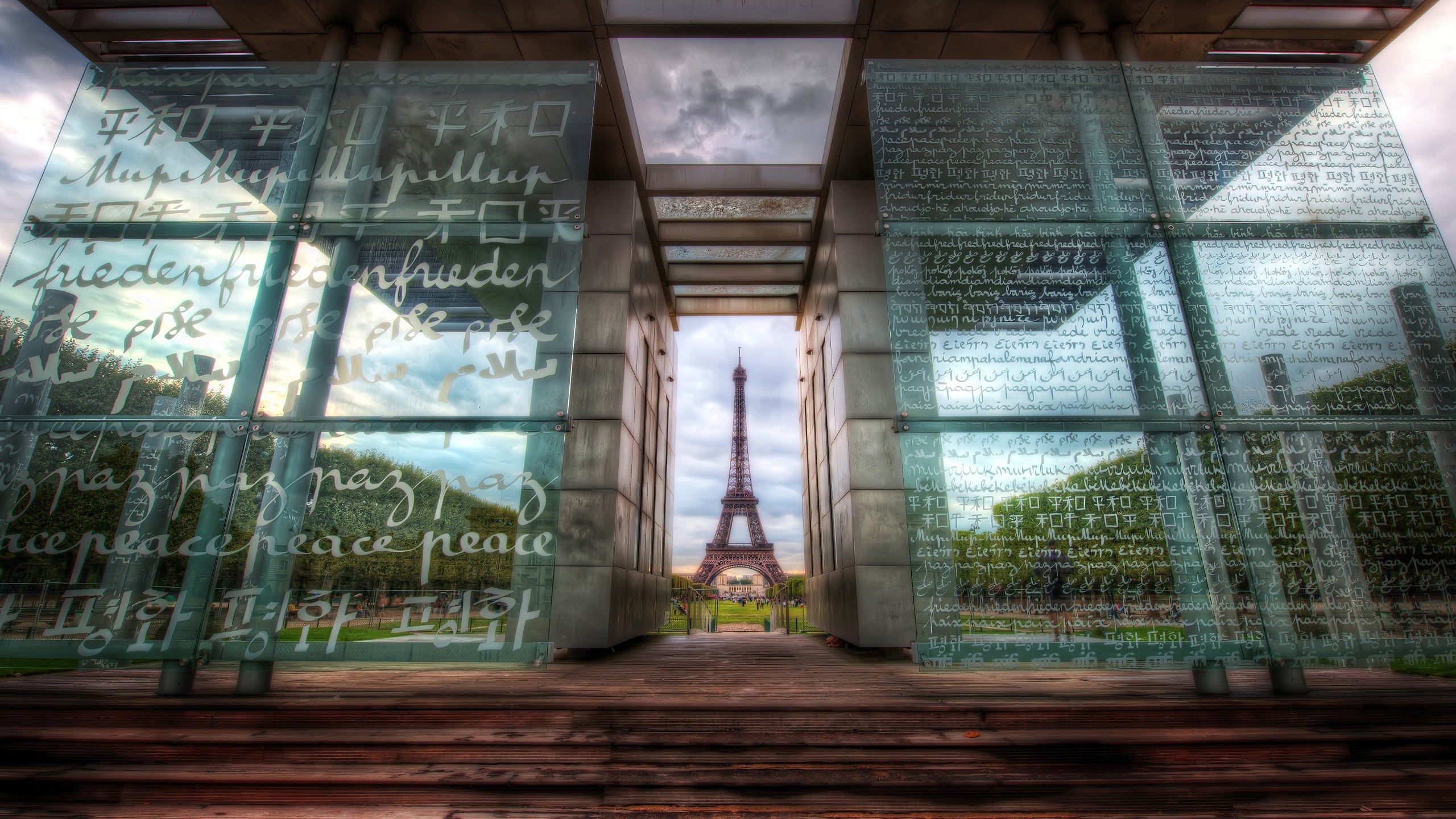 eiffel, Tower, Paris, Glass, Monument Wallpaper