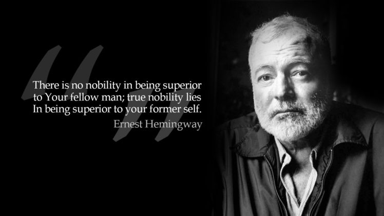 black, And, White, Quotes, Grayscale, Monochrome, Ernest, Hemingway HD Wallpaper Desktop Background