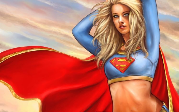 women, Supergirl, Artwork HD Wallpaper Desktop Background