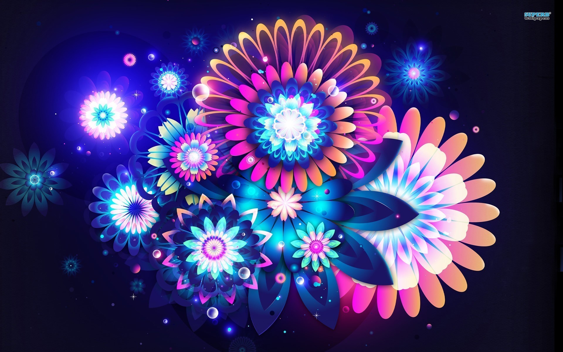 flowers, Vector Wallpaper