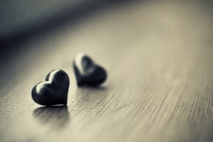 two, Black, Hearts