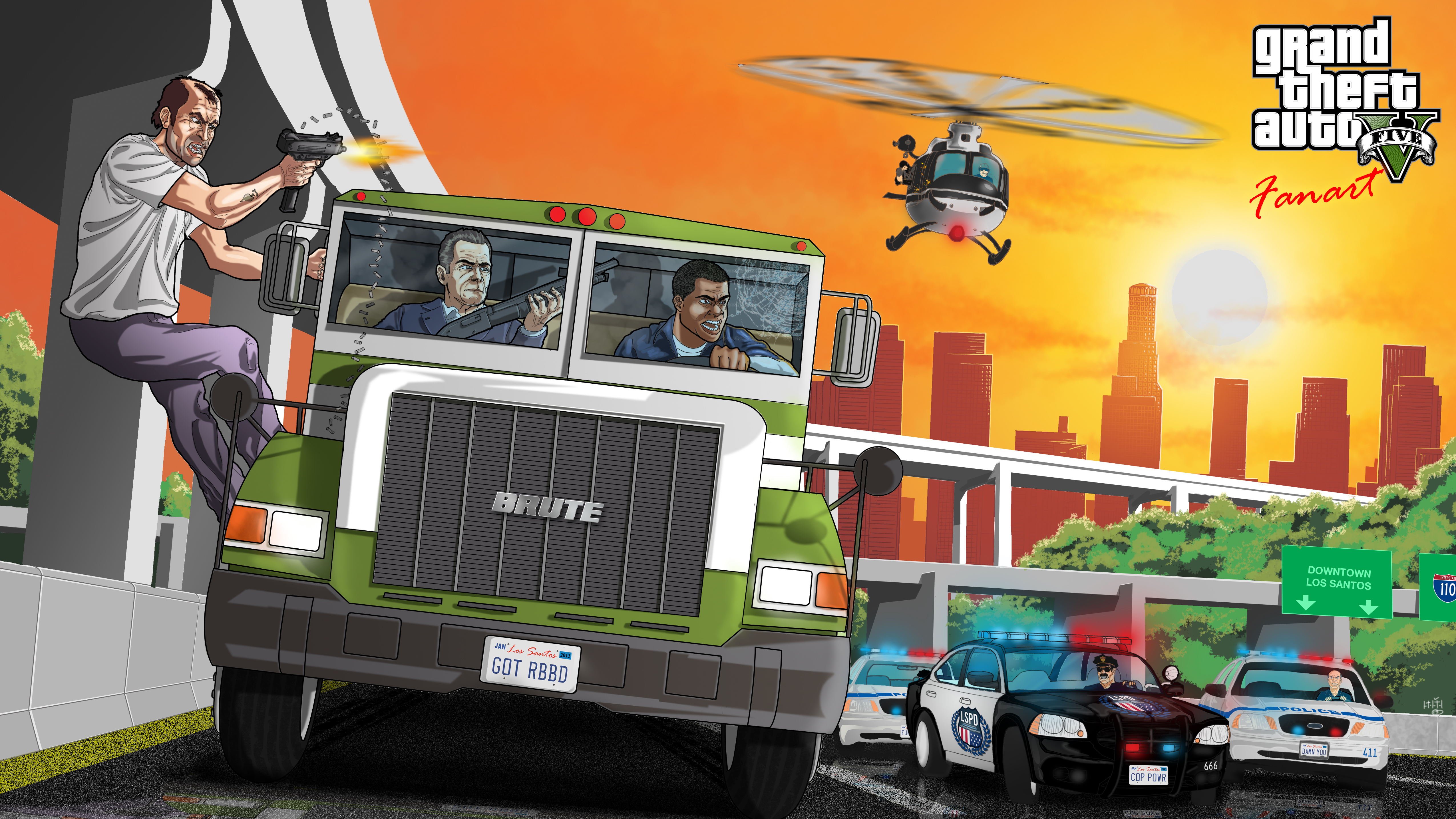 grand, Theft, Auto,  , Gta,  , Gta, 5, Vector, Graphics, Trucks, Games, Battle Wallpaper