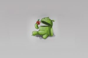 android, Artwork, Apples