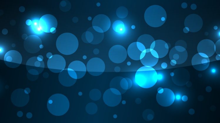 blue, Vectors, Circles, Shapes, Bokeh, Graphics, Blue, Background HD Wallpaper Desktop Background