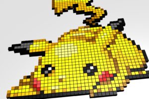 pokemon, Blocks, Pixel, Art