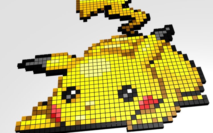 pokemon, Blocks, Pixel, Art HD Wallpaper Desktop Background