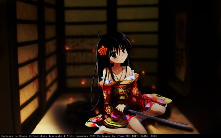 women, Shakugan, No, Shana, Samurai, Anime, Japanese, Clothes HD Wallpaper Desktop Background
