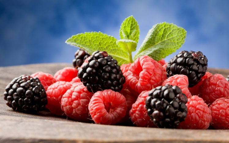 food, Raspberries, Blackberries HD Wallpaper Desktop Background
