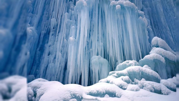icicles, Ice, Waterfall, Winter, Snow HD Wallpaper Desktop Background