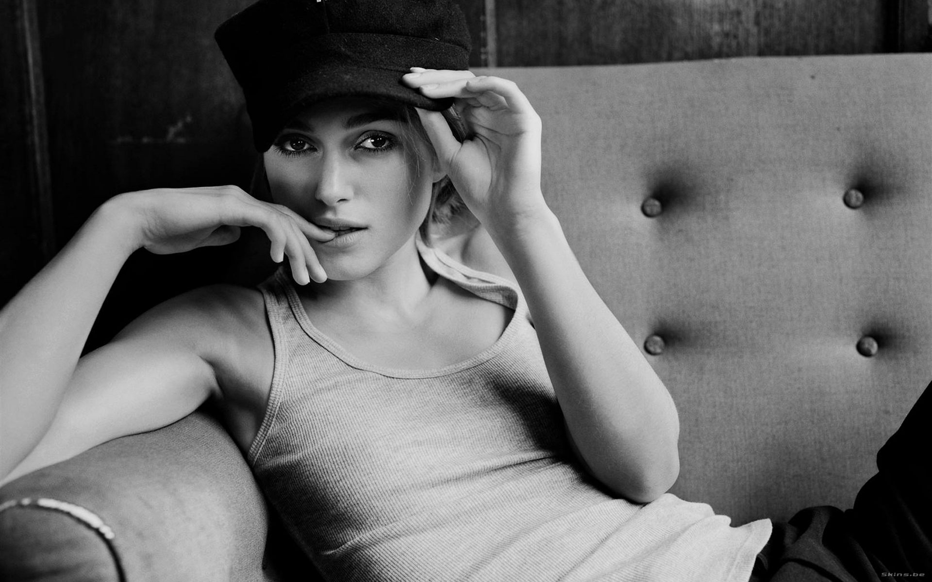 women, Actress, Keira, Knightley, Grayscale, Monochrome Wallpaper
