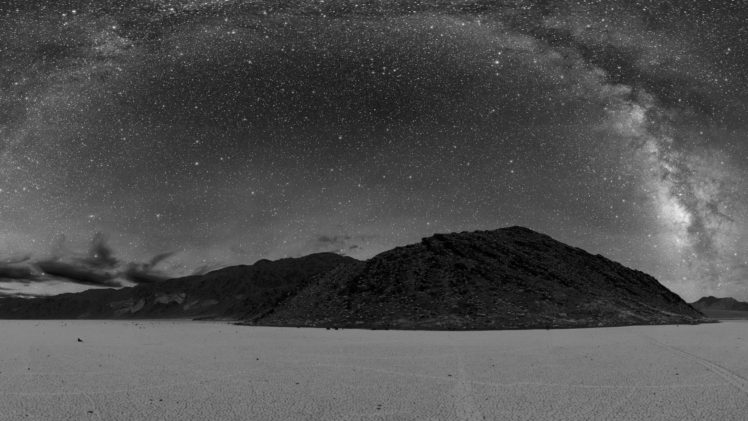 nature, Outer, Space, Stars, Monochrome, Skyscapes, Night, Sky HD Wallpaper Desktop Background