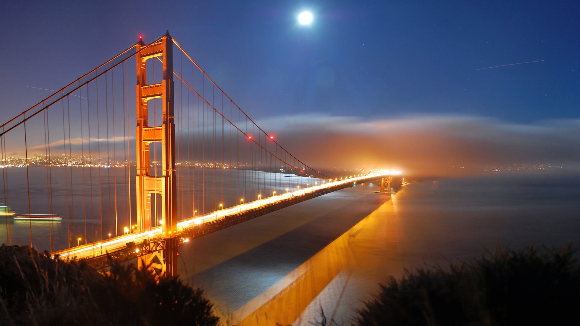 landscapes, Cityscapes, Bridges, Golden, Gate, Bridge, San, Francisco, Rivers Wallpaper