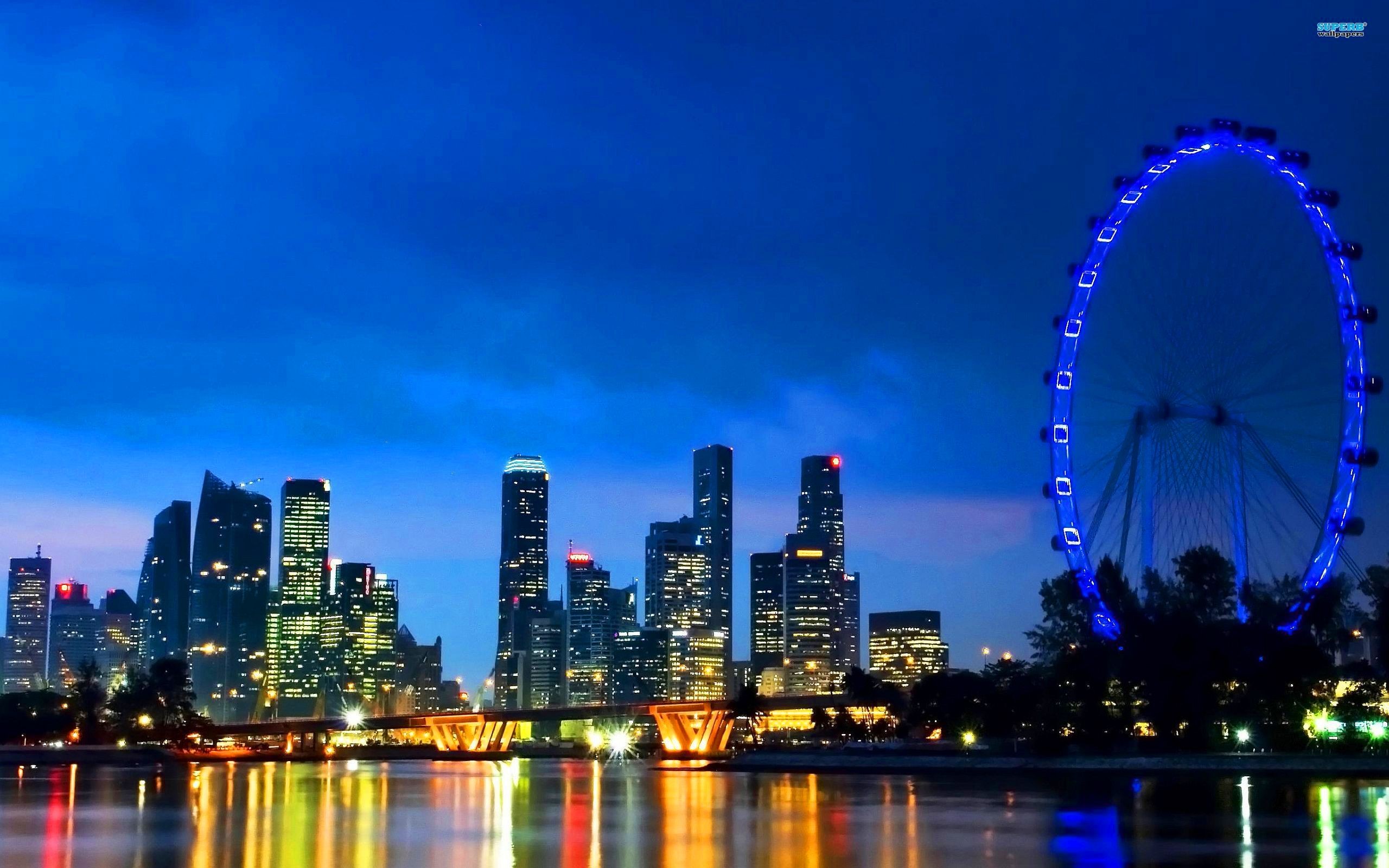 cityscapes, Singapore Wallpaper