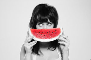 women, Katy, Perry, Fruits, Watermelons, Singers, Selective, Coloring
