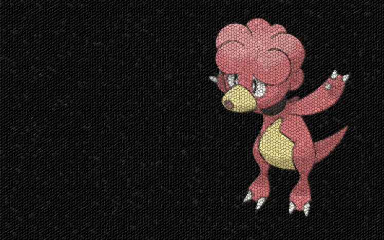 pokemon, Mosaic, Magby HD Wallpaper Desktop Background