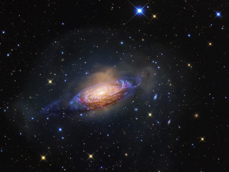 galaxy, Stars, Gr HD Wallpaper Desktop Background