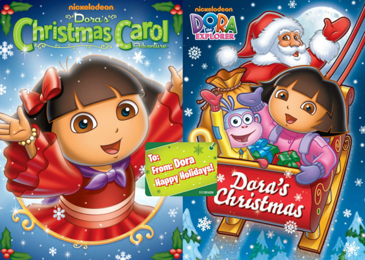 holiday, Christmas, Poster, Dora, Ho HD Wallpaper Desktop Background