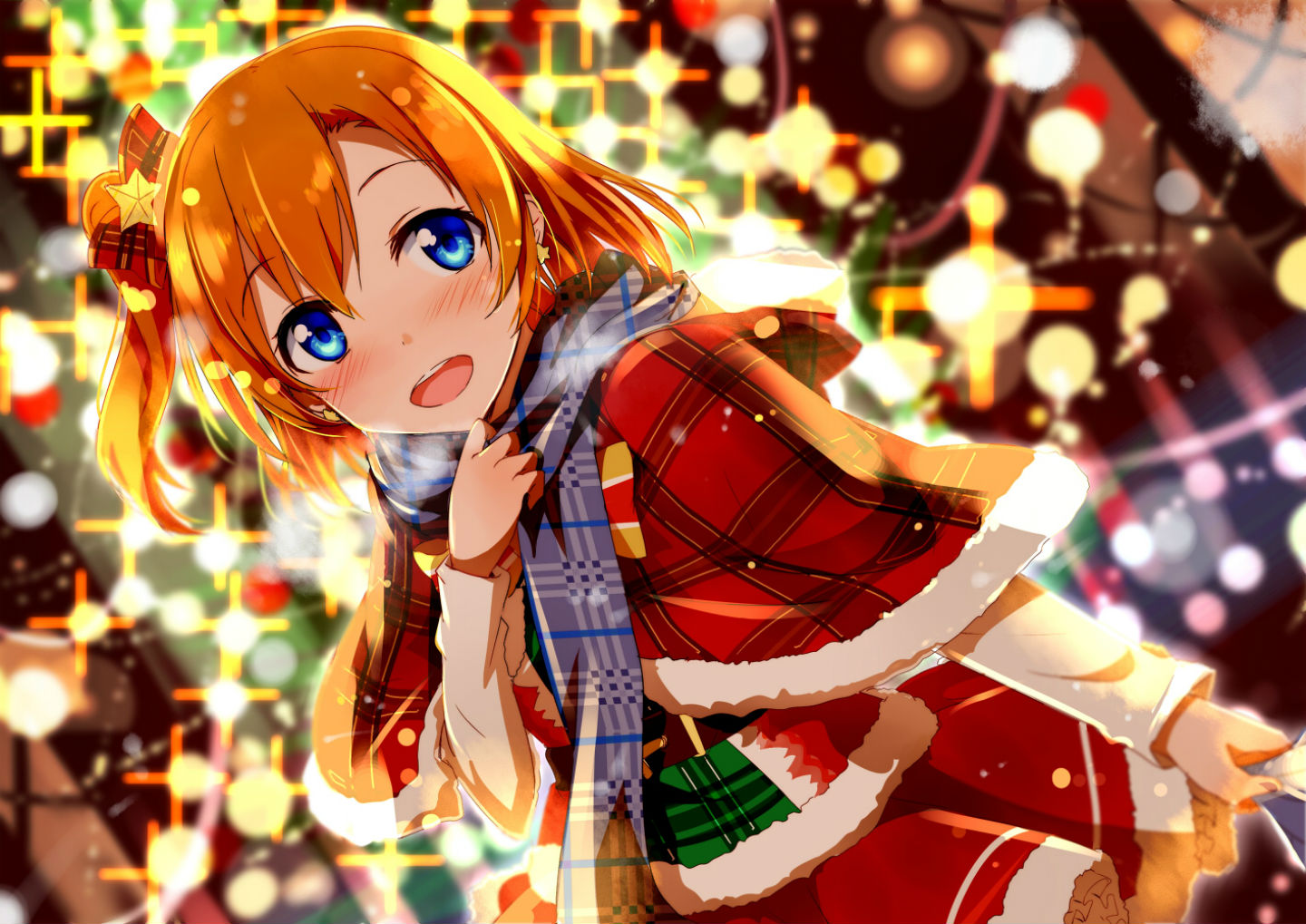 love, Live , School, Idol, Project, Blue, Eyes, Christmas, Gochou