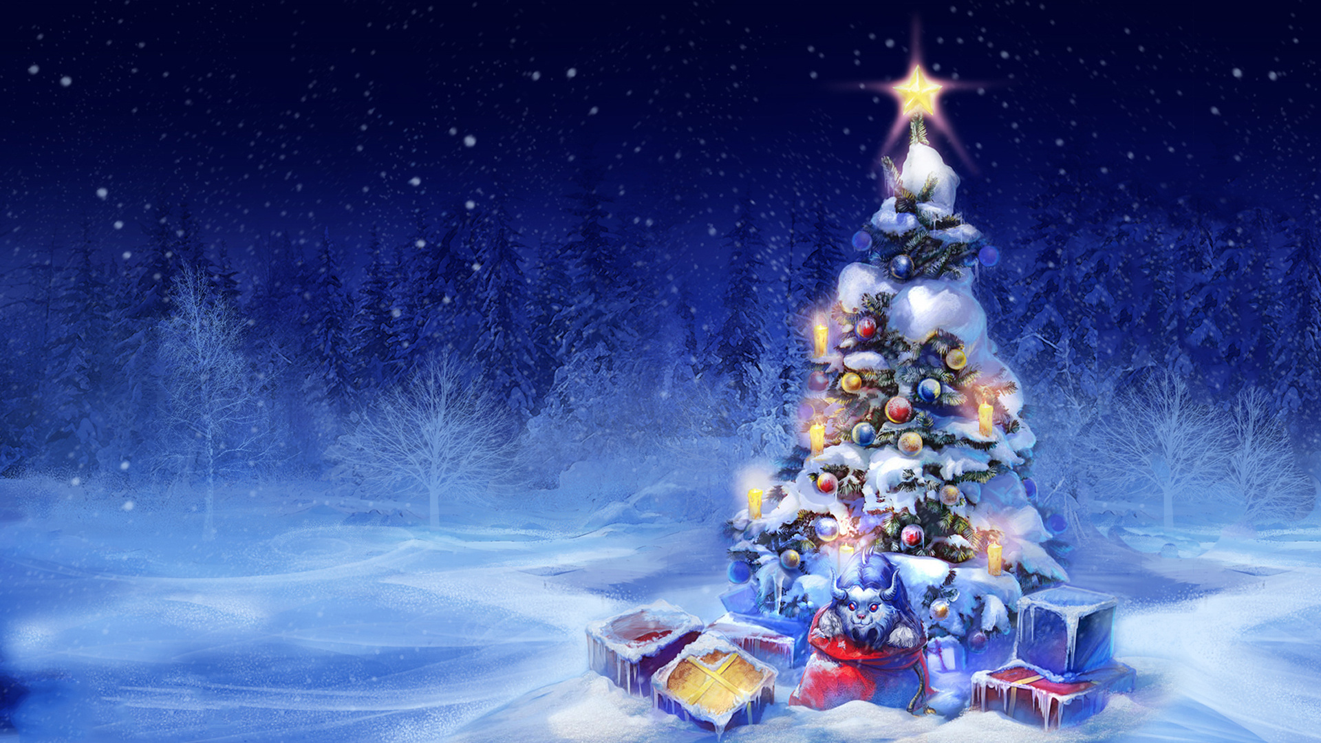 new, Year, Decorations Wallpaper