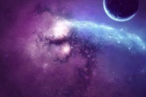 purple, Nebula,  , Artwork