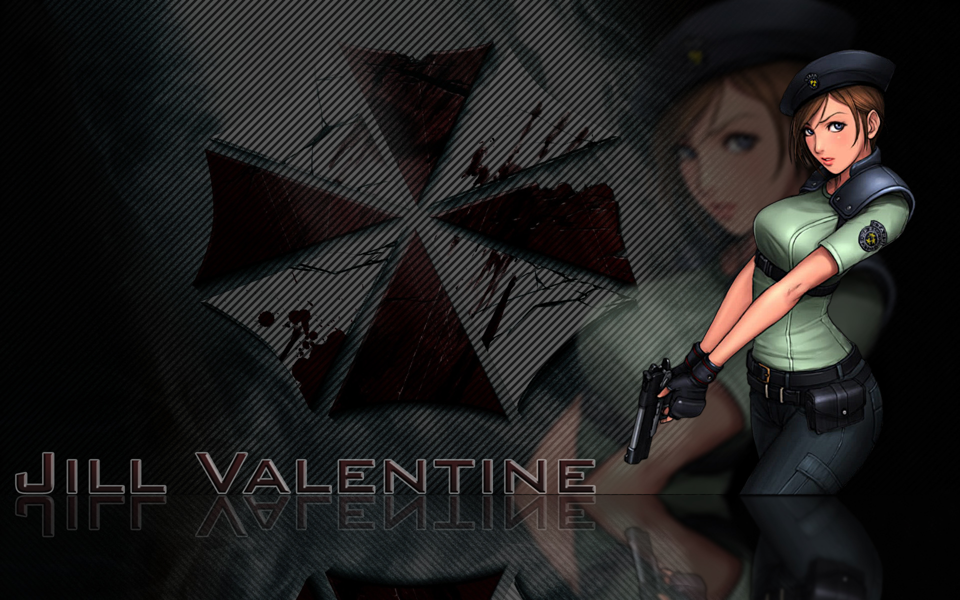 video, Games, Resident, Evil, Jill, Valentine, Umbrella, Cor Wallpaper