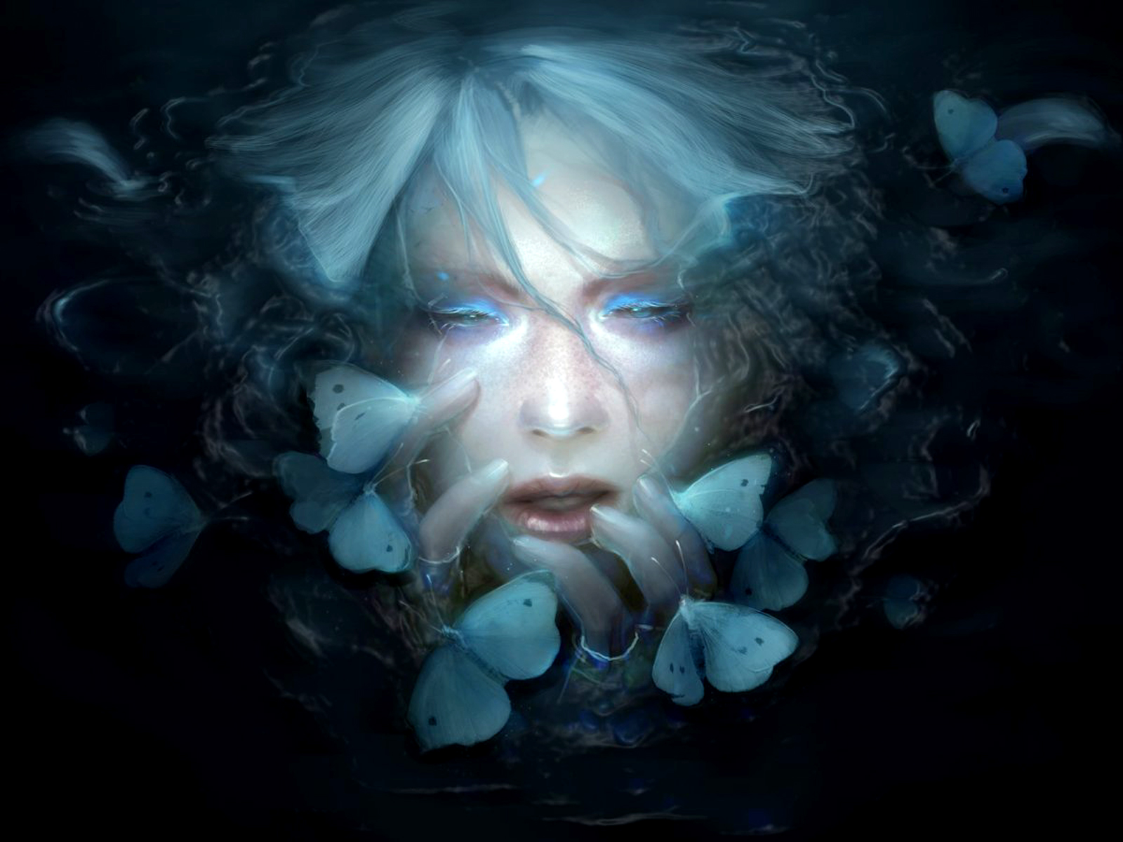 artwork, Butterflies Wallpaper