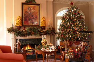 christmas, Fireplace, Fire, Holiday, Festive, Decorations, Rw