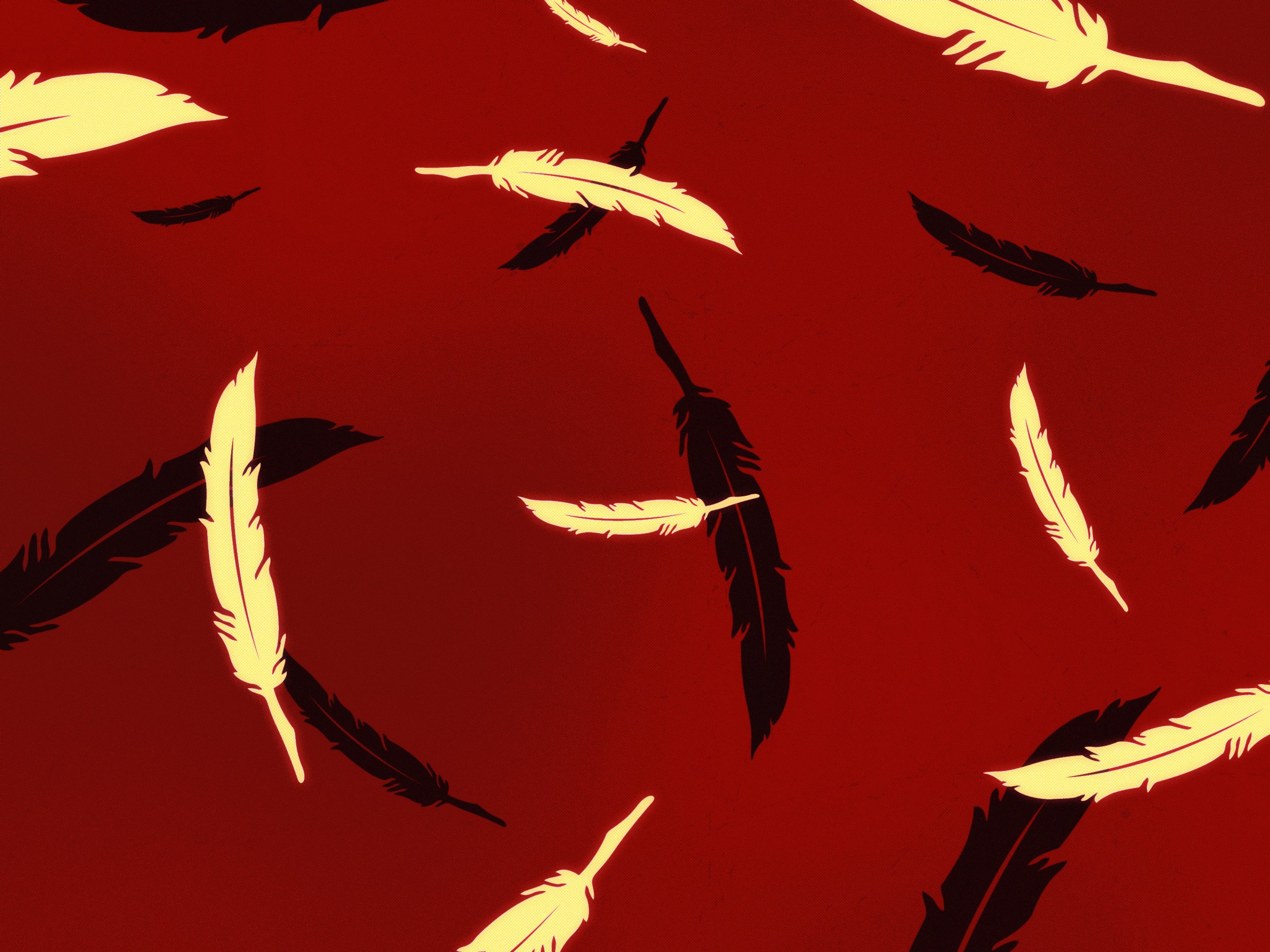 pattern, Digital, Vector, Surface, Feathers Wallpaper