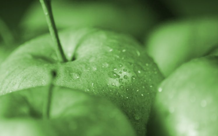 fruits, Water, Drops, Macro, Apples HD Wallpaper Desktop Background