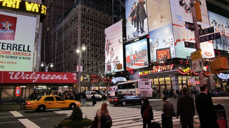 landscapes, Cityscapes, Usa, New, York, City, Manhattan, Broadway HD Wallpaper Desktop Background