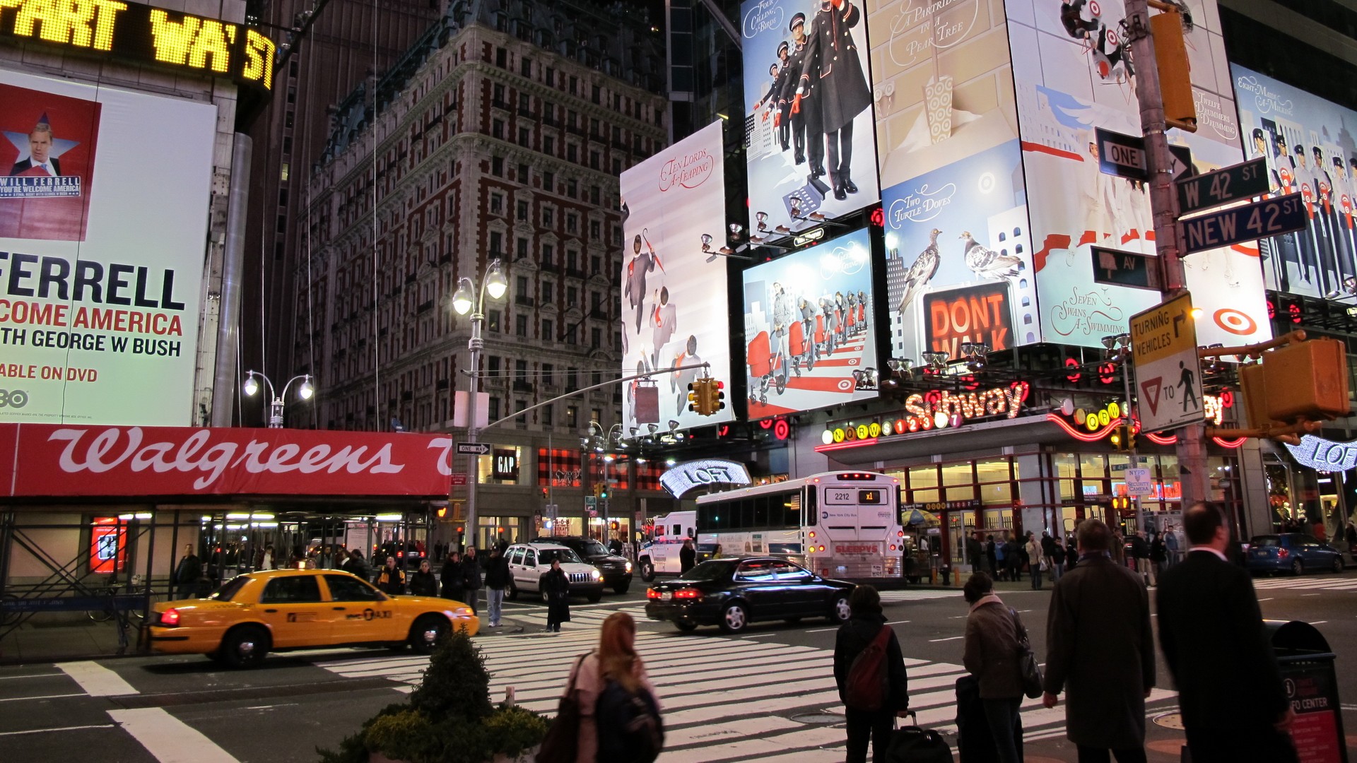 landscapes, Cityscapes, Usa, New, York, City, Manhattan, Broadway Wallpaper