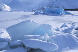 frozen, Alaska, Icebergs