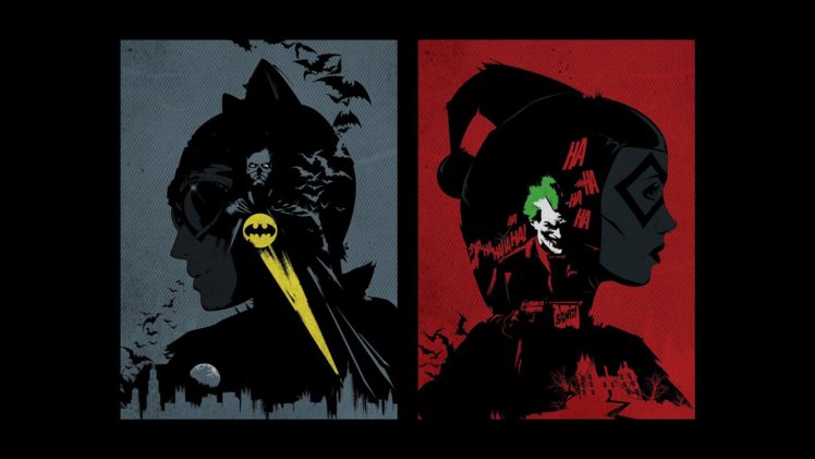 batman, Dc, Comics, Comics, The, Joker, Harley, Quinn, Catwoman, Fan, Art HD Wallpaper Desktop Background