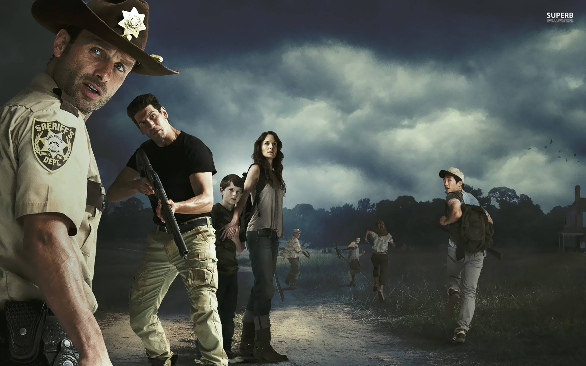 the, Walking, Dead, Horror, Drama Wallpaper