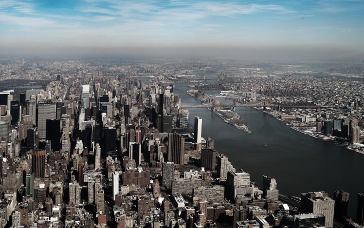 new, York, City, Manhattan, City, Skyline HD Wallpaper Desktop Background