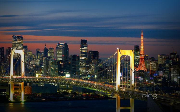landscapes, Tokyo, Skylines, Bridges, Cities HD Wallpaper Desktop Background