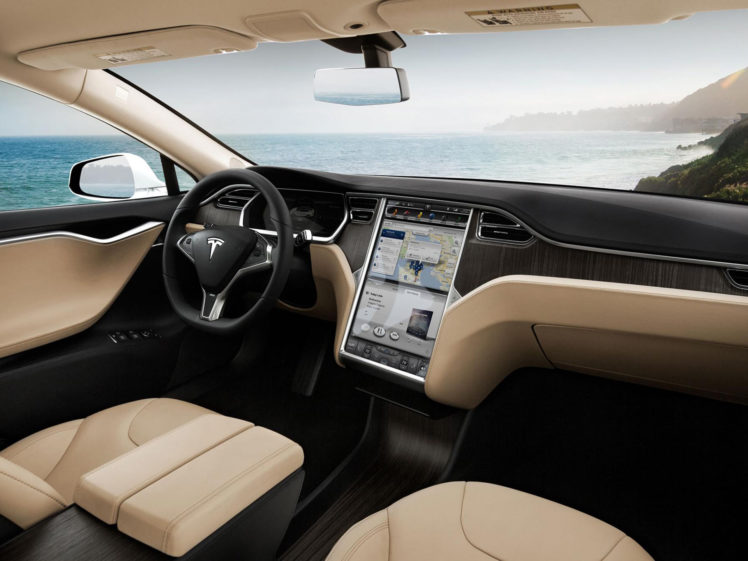 2013, Tesla, Model, S, Supercar, Interior HD Wallpaper Desktop Background