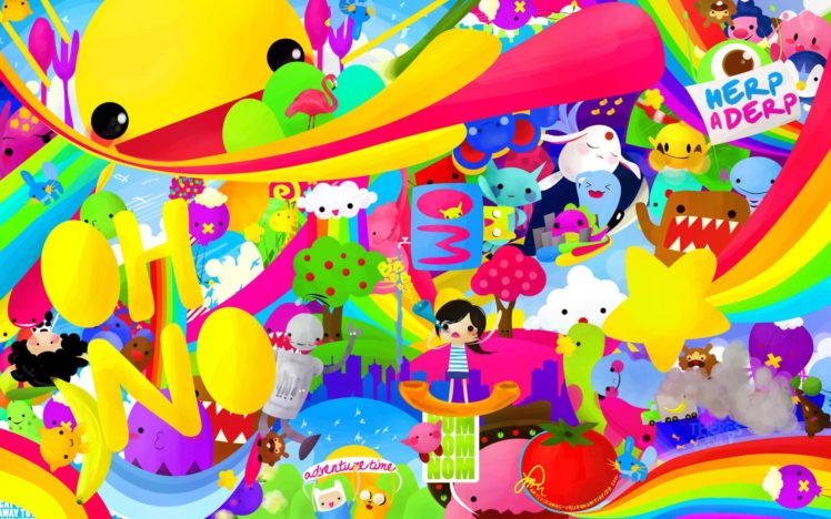 pokemon, Domo, Rainbows, Adventure, Time, Colors HD Wallpaper Desktop Background