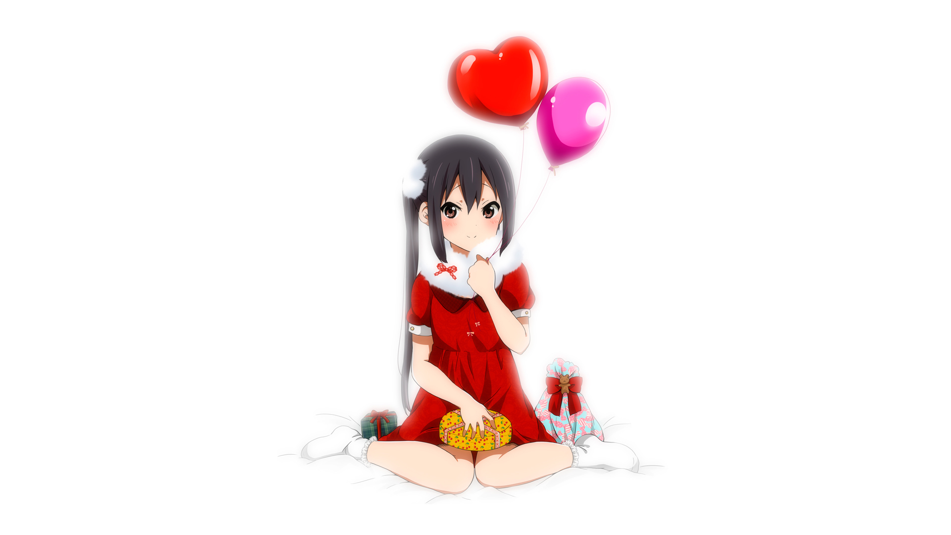 k on , Christmas, K on , Nakano, Azusa, Ragho, No, Erika, Twintails ...