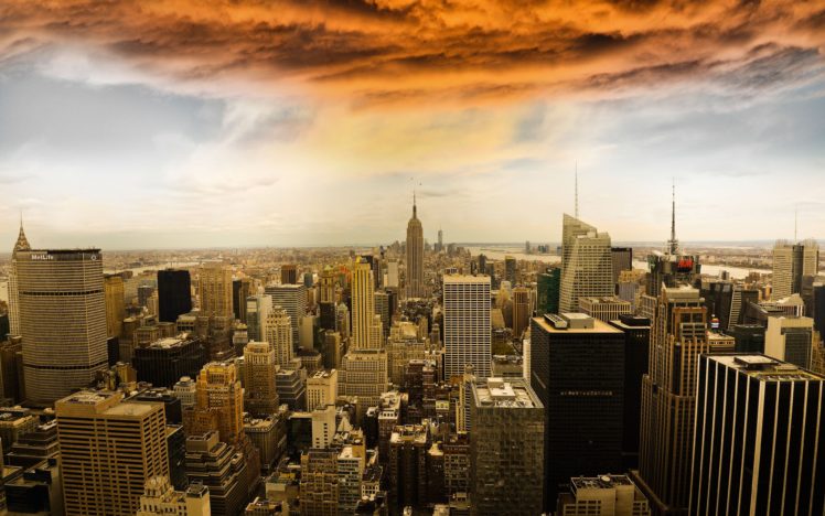 manhattan, New, York, Buildings, Skyscrapers, Panorama HD Wallpaper Desktop Background