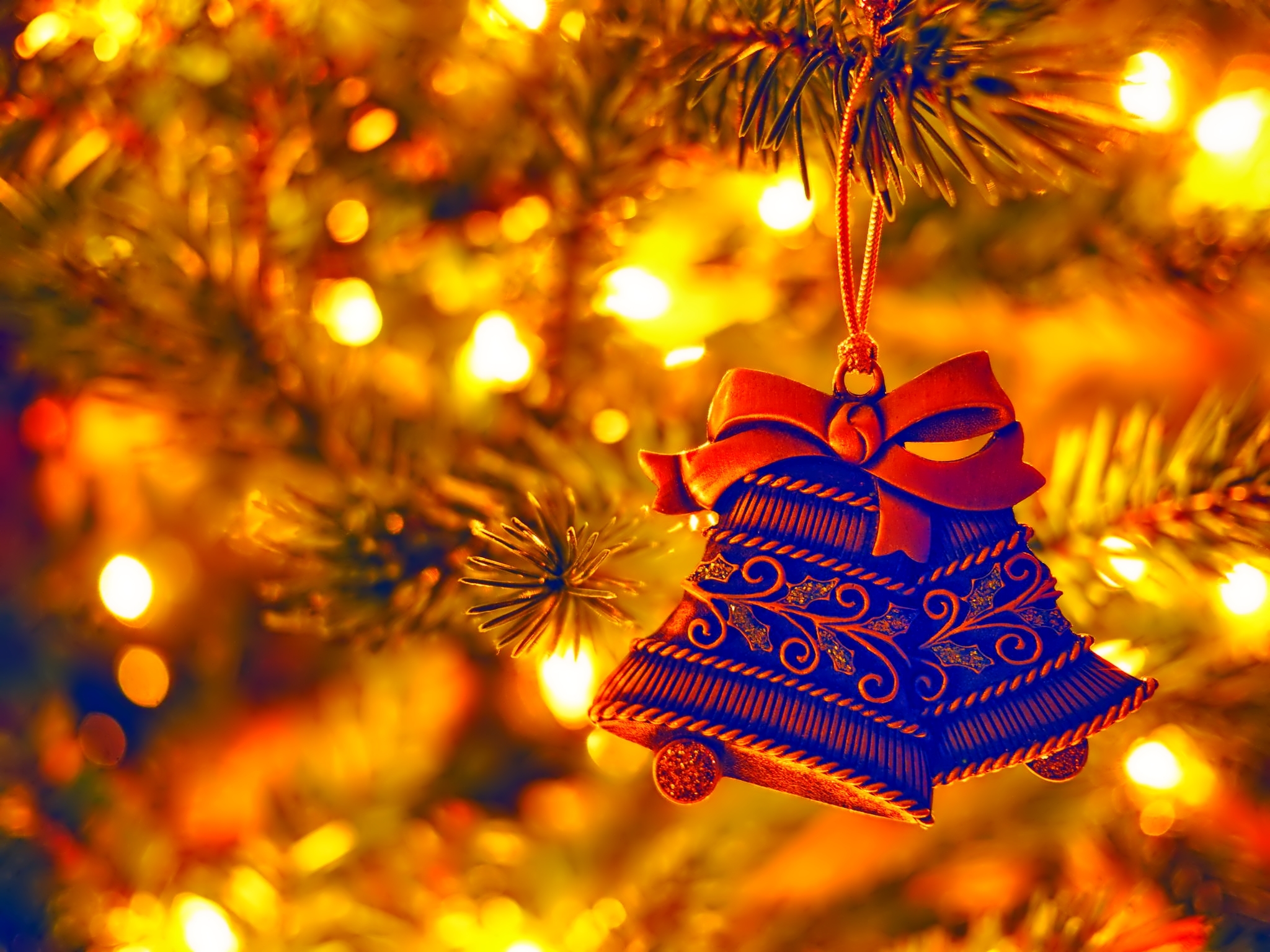 new, Year, Christmas, Holiday, Tree, Christmas, Decorations, Lights Wallpaper