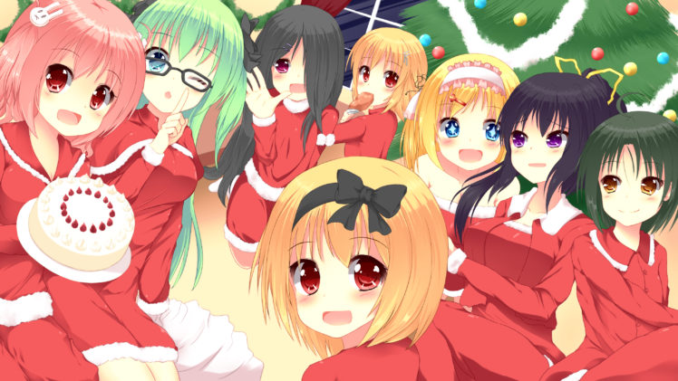 original, Cake, Christmas, Original, Yuzutei HD Wallpaper Desktop Background