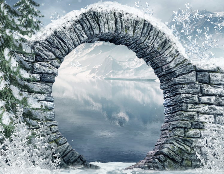 seasons, Winter, Brick, Nature HD Wallpaper Desktop Background