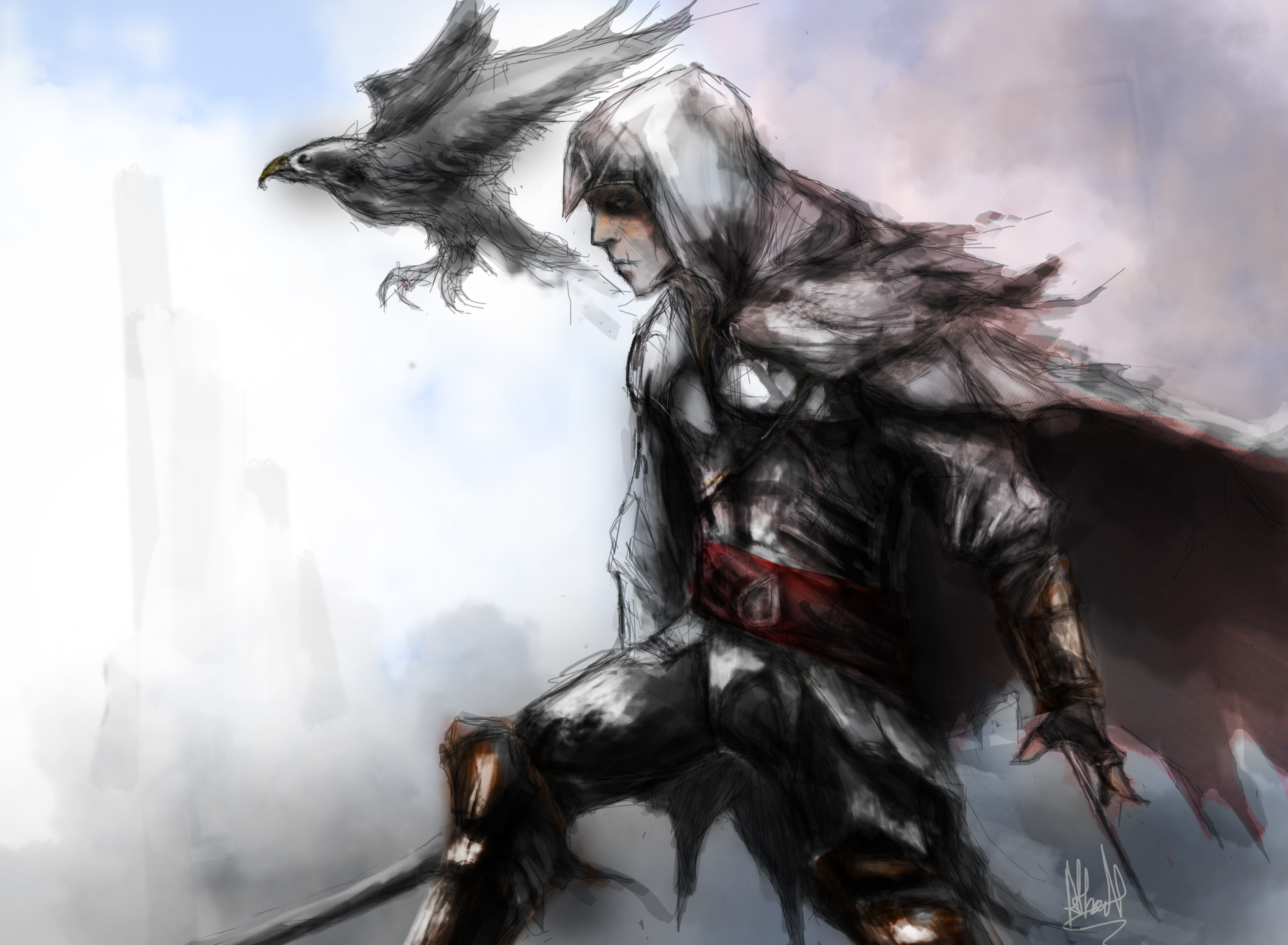 assassins, Creed, Warrior, Game, Fantasy Wallpaper