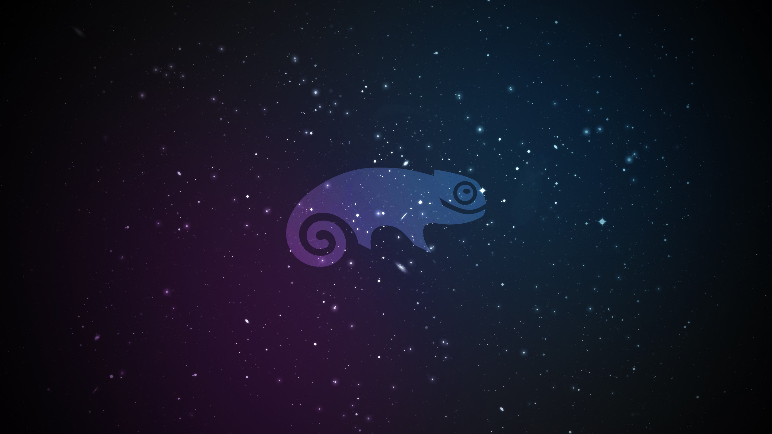 opensuse, Galaxy, Linux, Space, Stars Wallpaper